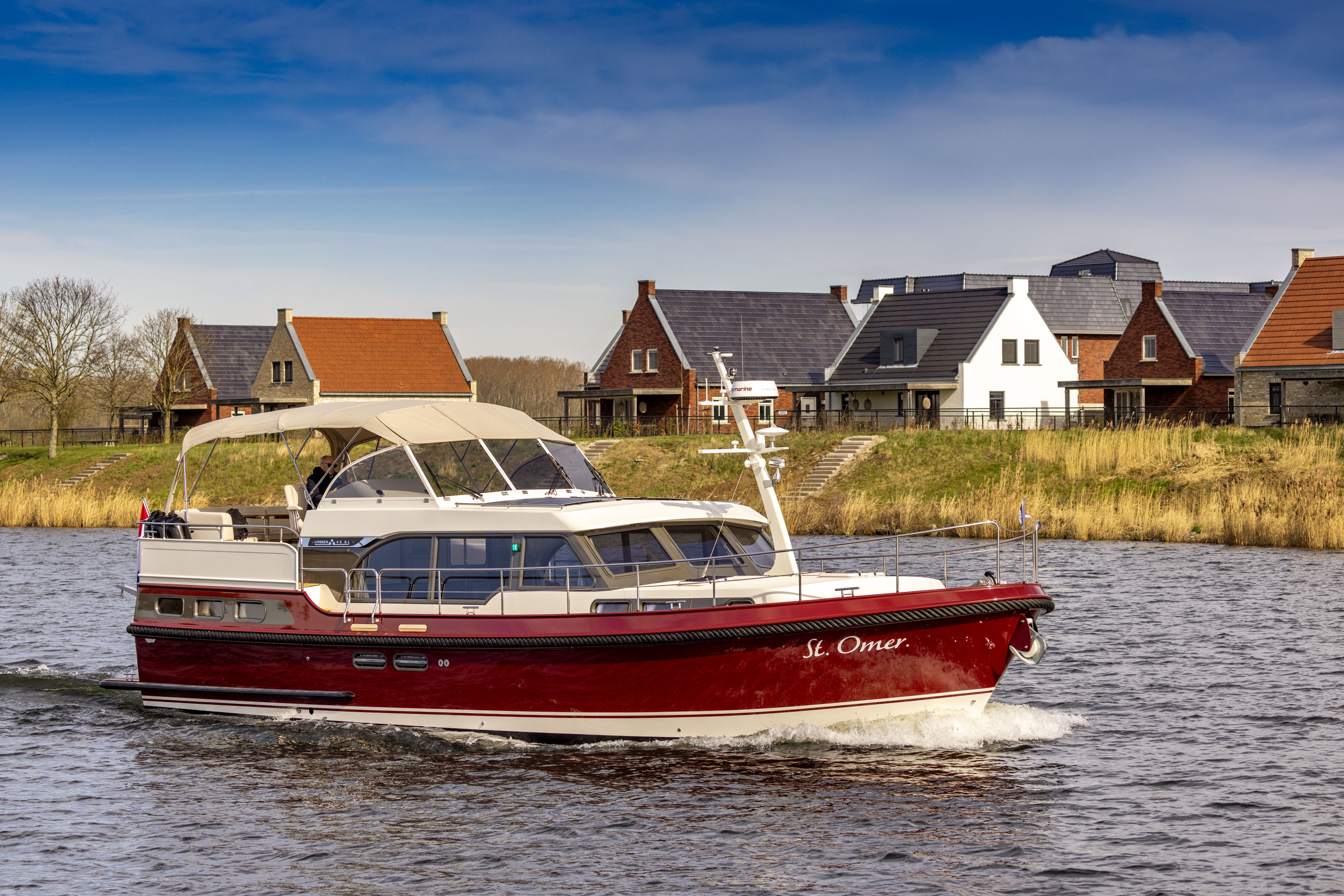 linssen 45 sl ac Mahogany Red