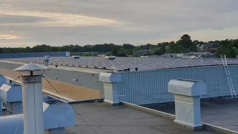 552 Solar panels on the Linssen steel construction hall