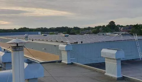 552 Solar panels on the Linssen steel construction hall