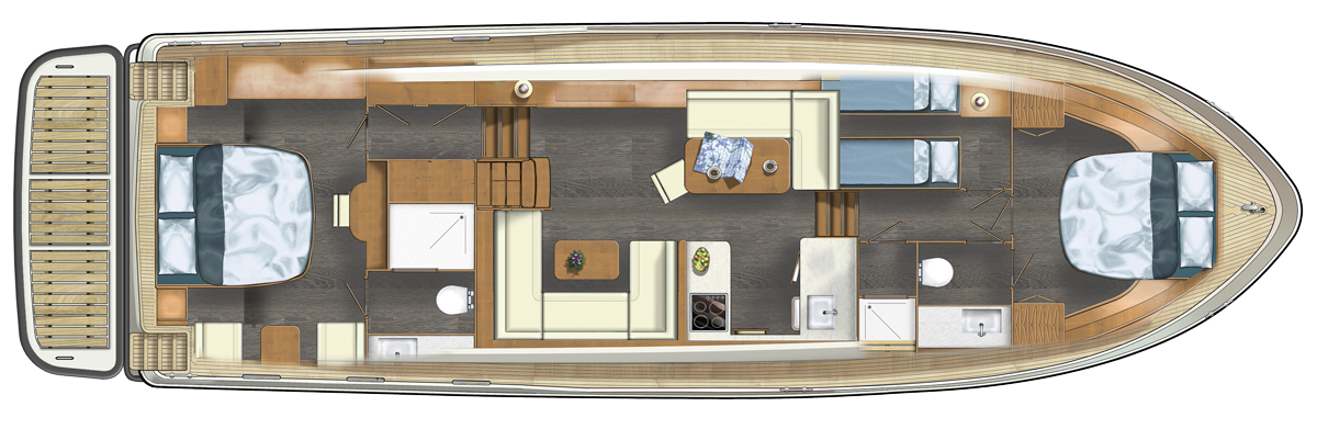 Linssen 55 SL AC Variotop layout 1