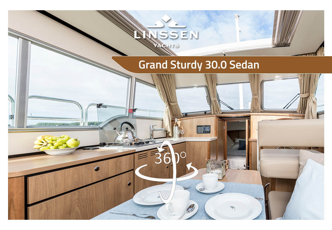 360 degree panorama of Linssen Grand Sturdy 30.0 Sedan