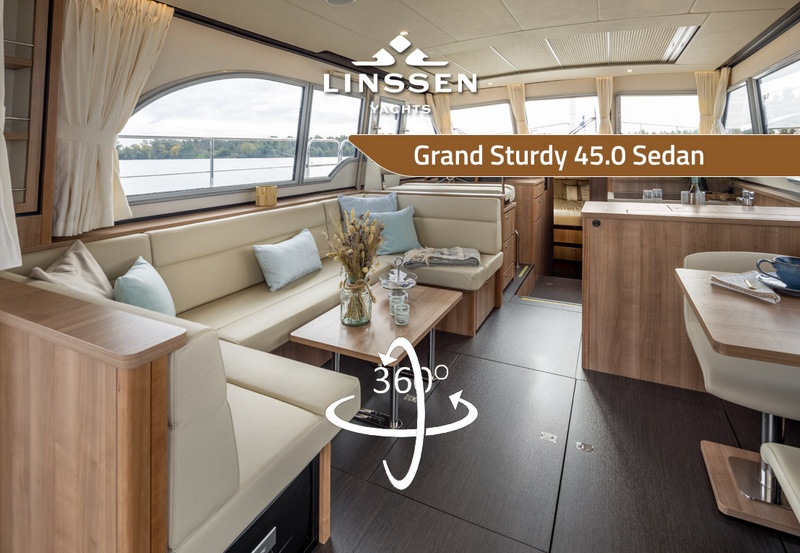 360 degree panorama of Linssen Grand Sturdy 45.0 Sedan