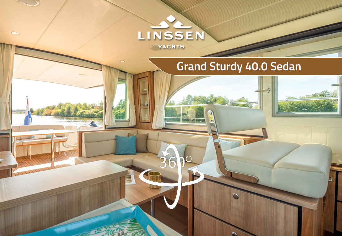 360 degree panorama of Linssen Grand Sturdy 40.0 Sedan