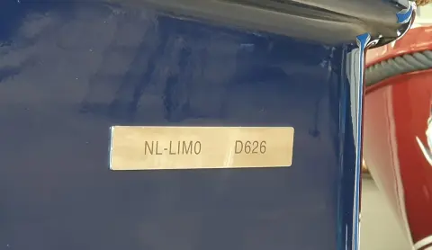 Linssen yacht with CIN number