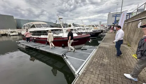 Linssen Boat Show River trials 2025