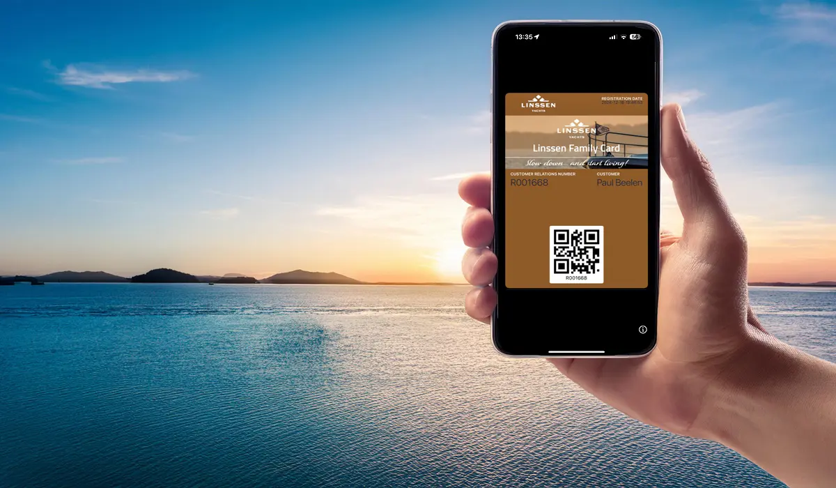 Rejoignez le Linssen Family Club