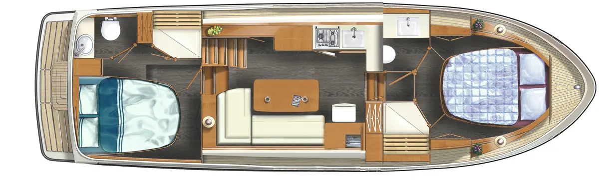 Layout Linssen 35 SL AC ref 3698