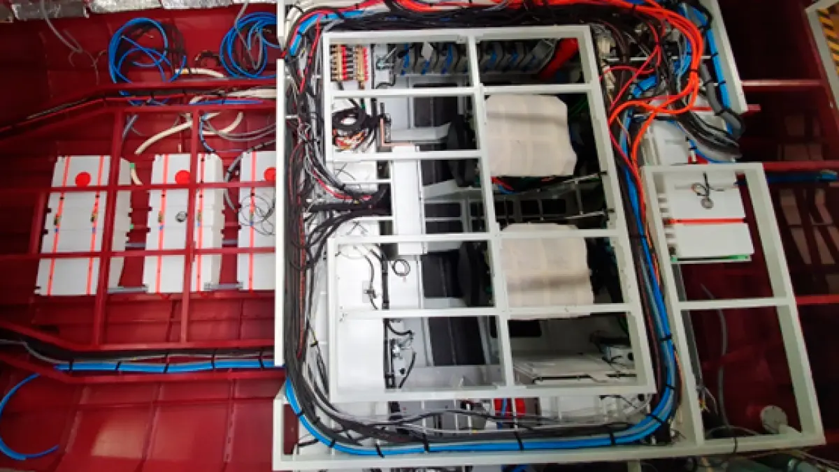 Linssens' engine room according the Ten Main Modules principle