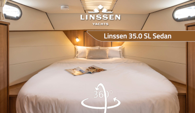 360 degree panorama of Linssen 35 SL Sedan