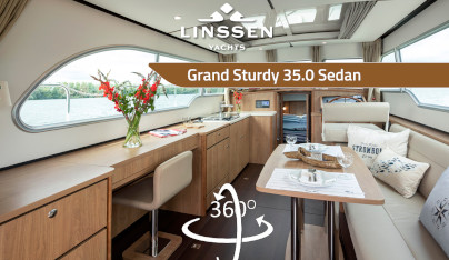 360 degree panorama of Linssen Grand Sturdy 35.0 Sedan