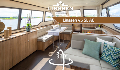 360 degree panorama of Linssen 45 SL AC