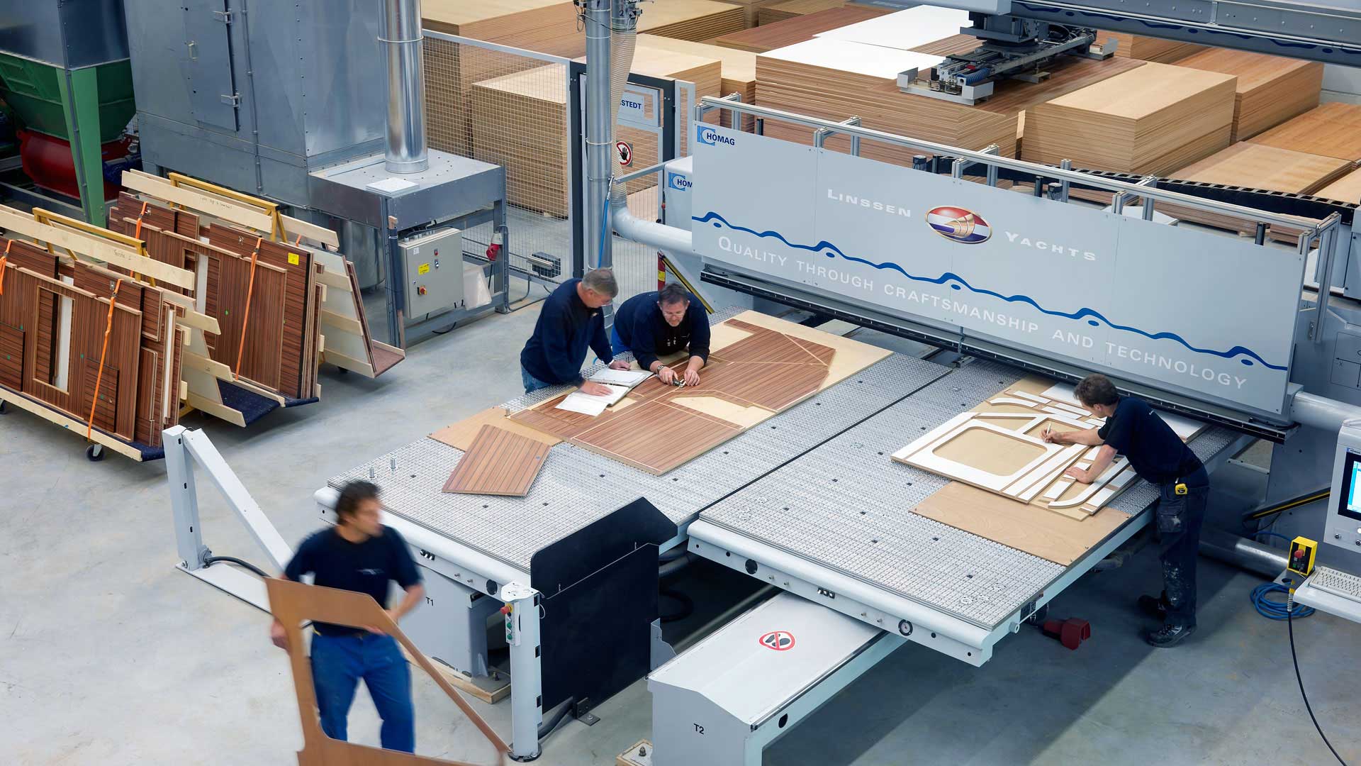 Linssen furniture CNC milling Linssen furniture CNC milling