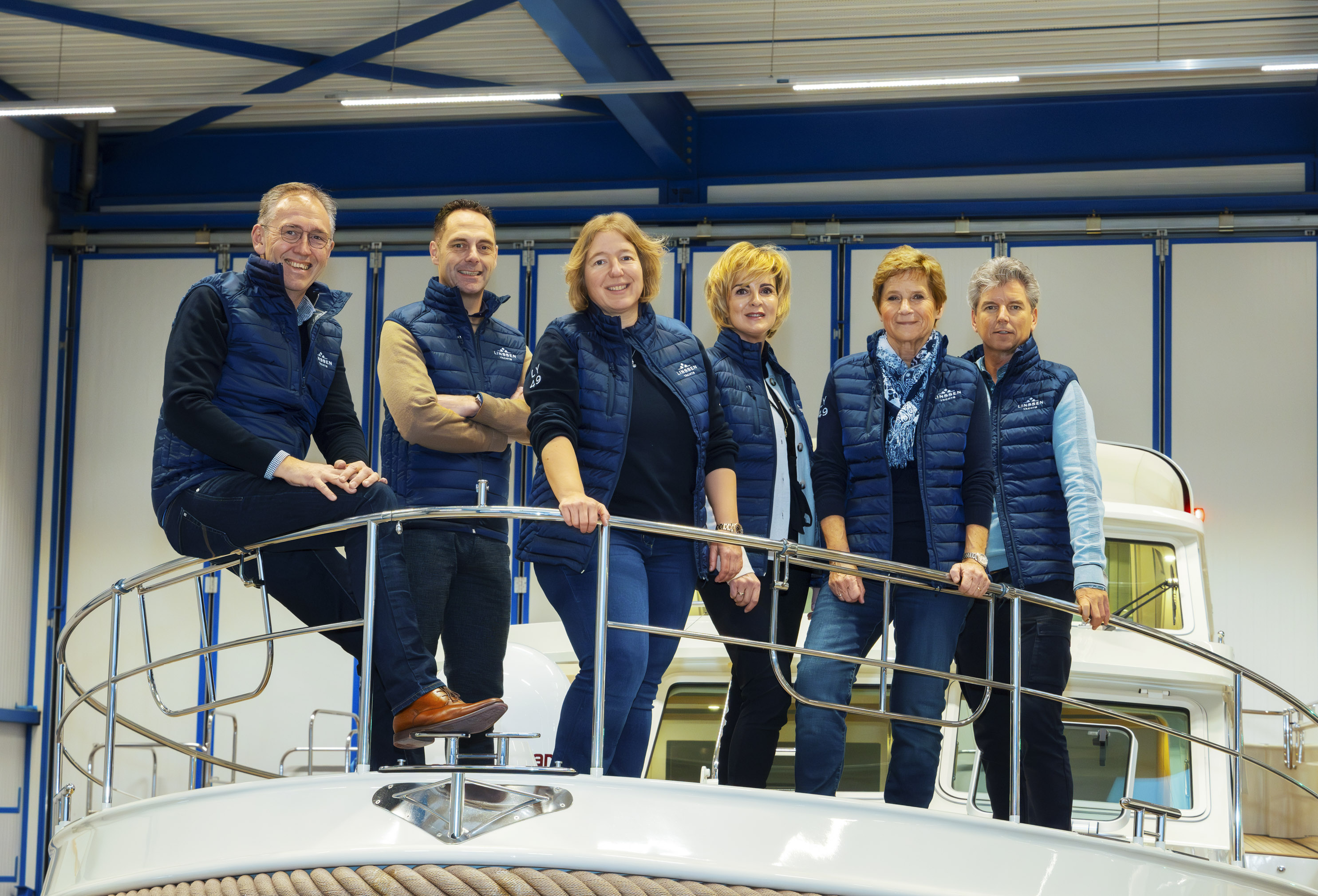 Linssen yachts management team